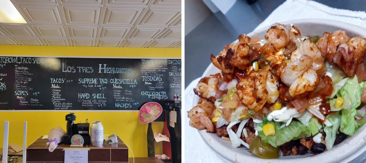 Los Tres Hermanitos Menu